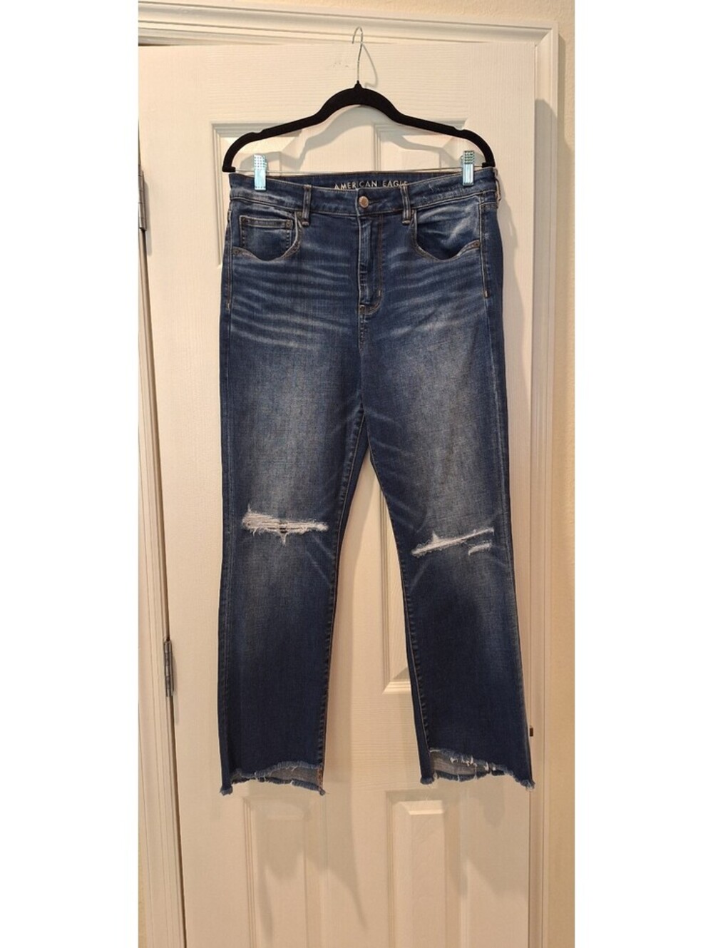 American Eagle-Hi Rise Crop Flare Jeans-12